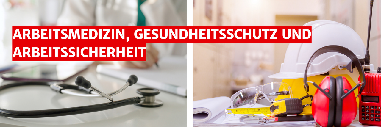 Stethoskop und Arbeitsutensilien