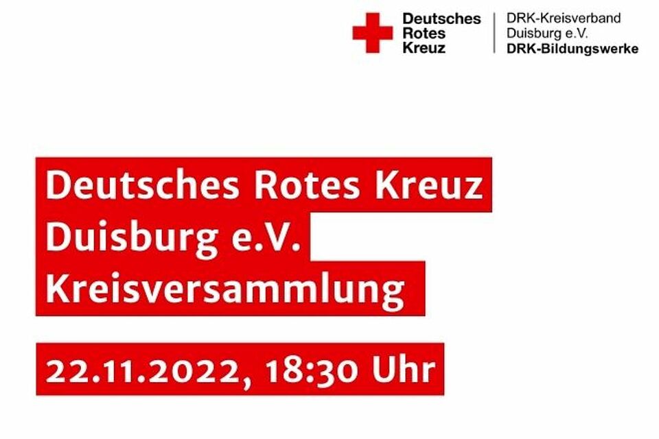 DRK Duisburg Kreisversammlung