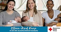 Drei Mütter mit ihren Babys