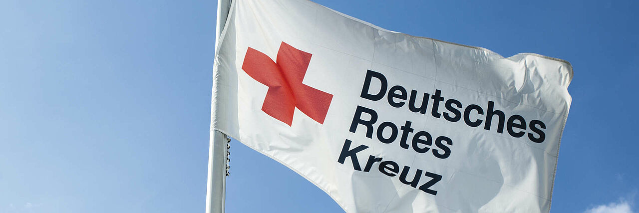 Fahne des Deutschen Roten Kreuz