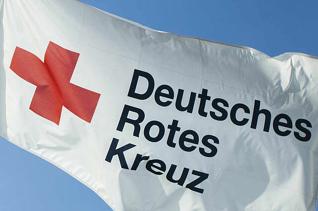 Fahne des Deutschen Roten Kreuz
