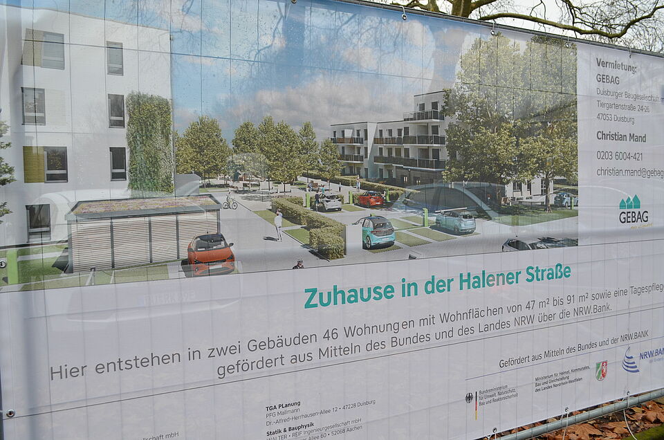 Abbildung des fertigen Bauprojekts
