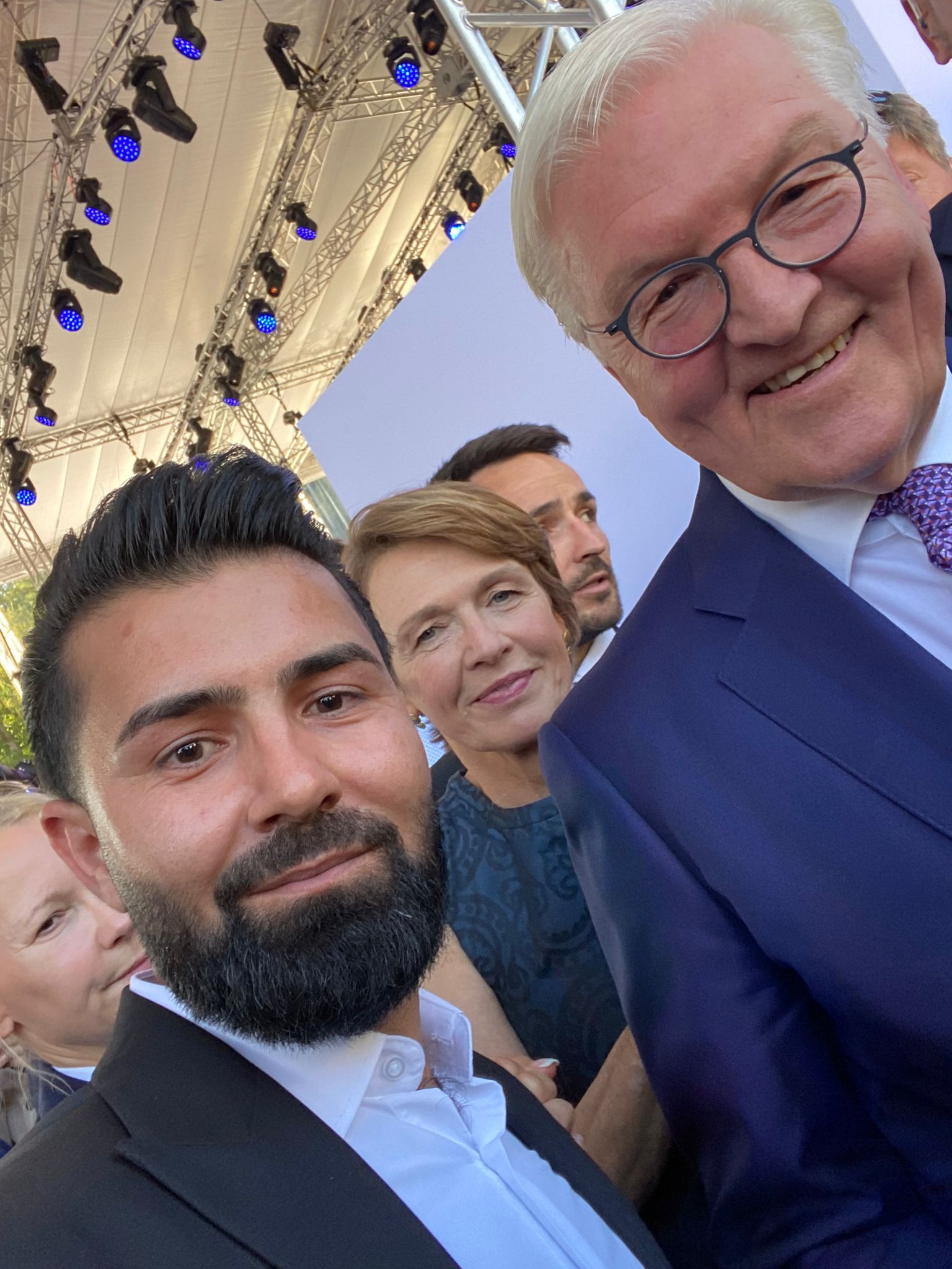 Hassan und Bundespräsident Steinmeier